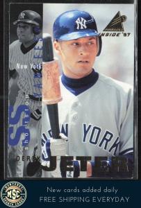 Derek Jeter 1997 Pinnacle Inside #87 New York Yankees Legend HOF
