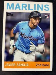 2025 Topps Archives Javier Sanoja RC Miami Marlins #8