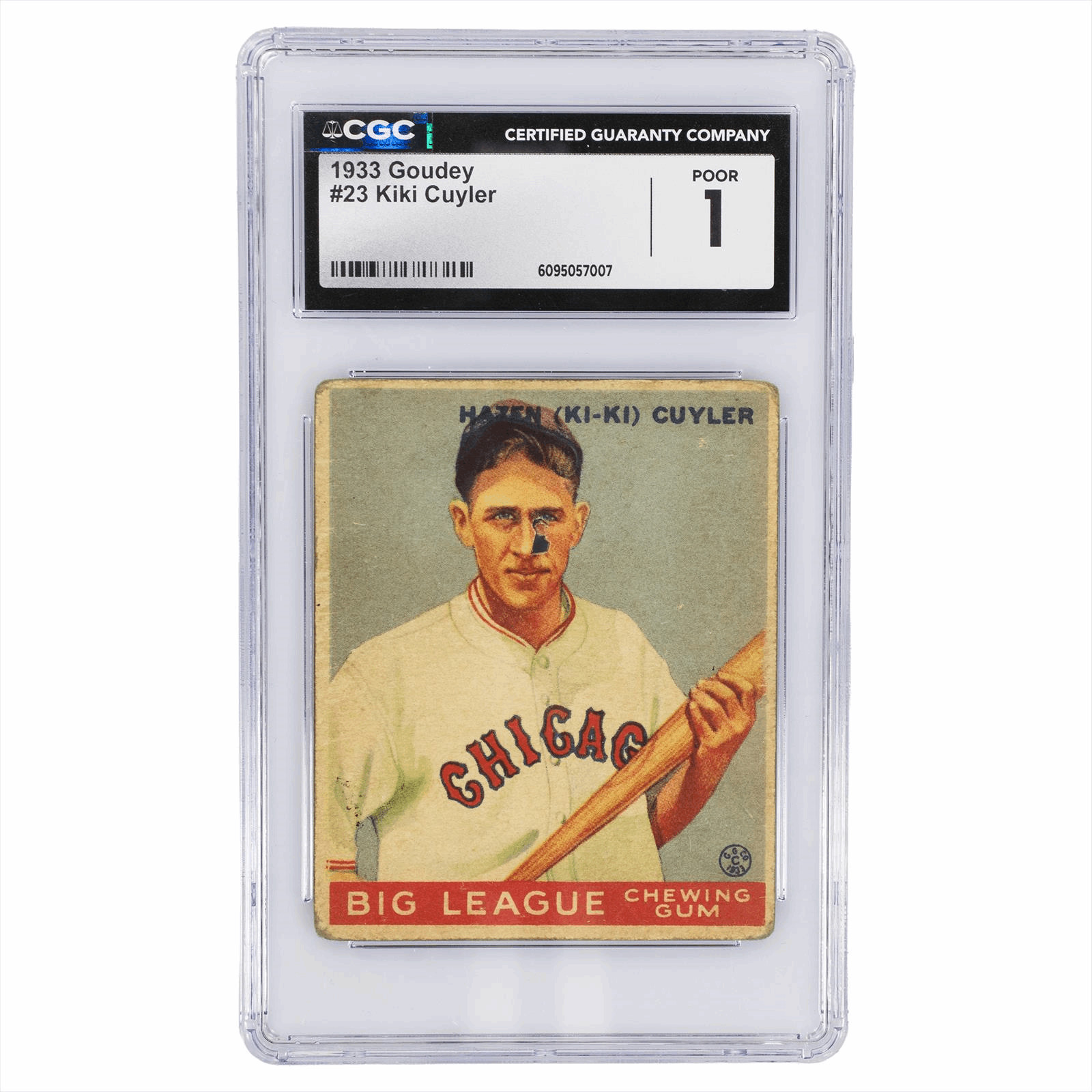1933 Goudey Kiki Cuyler #23 CGC POOR 1