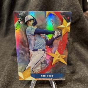 Matt Shaw 2025 Topps Update Stars Of MLB RC #SMLB-65 Chicago Cubs Insert Card