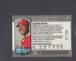 2000 BOWMAN GOLD SIGNATURE PARALLEL #215 JIMMY ROLLINS ROOKIE PHILLIES SP #27/99