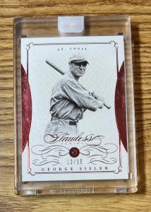 2016 George Sisler Flawless Ruby Gem Card