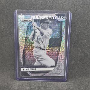 2025 Panini Prizm FOTL Earle Combs Prizm Mojo /25 New York Yankees SP Legend