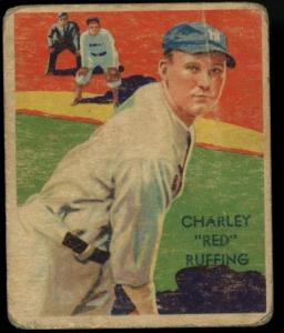 1934-36 Diamond Stars #60 Red Ruffing Baseball Card 1935 New York Yankees FR