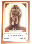 1975 FLEER Insert #4 A. G. SPALDING Pitcher 1866 - 1877 BOSTON RED STOCKINGS!