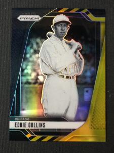 2025 Panini Prizm #93 Eddie Collins Black Gold Prizm /5 SSP Chicago White Sox