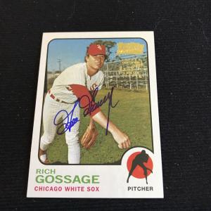 2002 Team Topps Legends Rich Goose Gossage Auto Autograph #174 White Sox