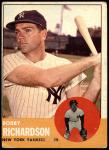 1963 Topps #420 Bobby Richardson
