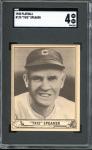 1940 Play Ball Tris Speaker Baseball Card HOF