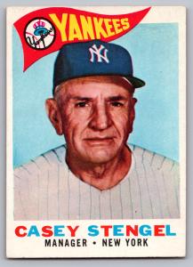 1960 TOPPS #227 CASEY STENGEL YANKEES