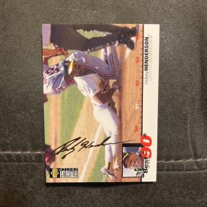 1995 Upper Deck Collector's Choice - Best of the 90s Rickey Henderson #53 Silver