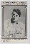 1974 Exhibits Baseball's Great Hall of Fame Black Ink Fred Clarke HOF 1m8