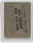 1961 Topps #407 Jack Chesbro Wins 41st Game EX - NM