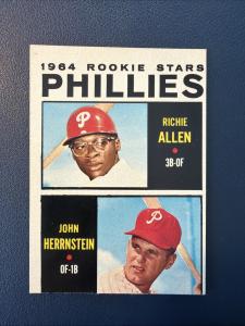 1964 Topps Phillies Rookie Stars Richie Allen #243 OC !!RAZOR SHARP!!