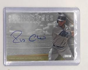 2016 Topps Stadium Club Robinson Cano Lone Star Signatures Auto Yankees Mariners