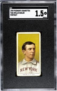 1909 T206 Willie Keeler Portrait Sports Card