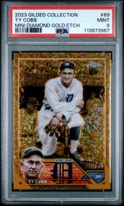 Ty Cobb sports 2023 Topps Gilded Collection PSA
