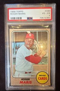 1968 Topps - Roger Maris #330 - PSA 4