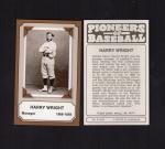 Pioneers of Baseball: #2 HARRY WRIGHT, Boston Red Stockings~1974 Fleer/Laughlin