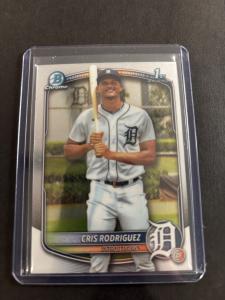 2025 Bowman Chrome Chris Rodriguez 1st Bowman #BCP-250 Detroit Tigers