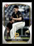 2023 Bowman Draft Paper Zander Mueth Pittsburgh Pirates 1st #BD-131 5 Card Lot