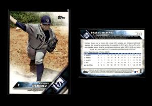 2016 Topps - #483 Erasmo Ramirez - Tampa Bay Rays