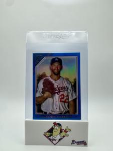 2022 Topps Gallery Clayton Kershaw #33 Blue Serial #/75 Los Angeles Dodgers
