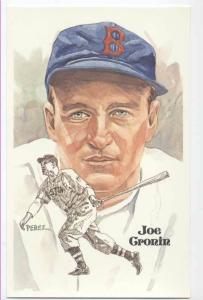 JOE CRONIN  Unsigned Perez Steele Post Card - Set Break
