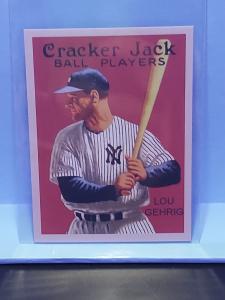 Lou Gehrig Cracker Jack Sports Card