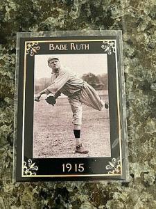 Babe Ruth 1915 Red Sox Rookie Year Monarch Corona Heritage Series #41/50 