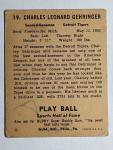 1941 Play Ball #19 Charley Gehringer (GOOD)