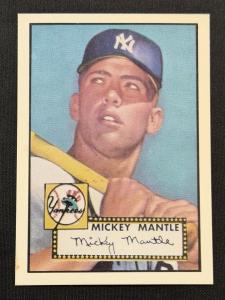 1991 Topps East Coast National Show Reprints - Mickey Mantle Yankees HOF