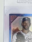 2022 Topps Gallery Clayton Kershaw #33 Blue Serial #/75 Los Angeles Dodgers