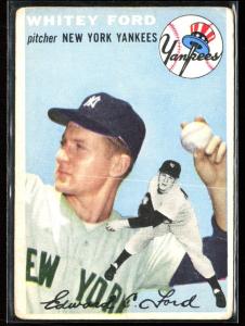Whitey Ford 1954 Topps B #37 New York Yankees