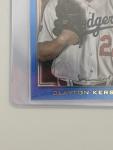2022 Topps Gallery Clayton Kershaw #33 Blue Serial #/75 Los Angeles Dodgers