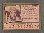 1971 Topps - Reggie Jackson #20    VG/EX to EX