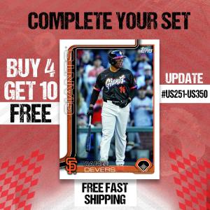 2025 Topps Update Baseball Singles #US251-US350 You Pick Complete Your Set