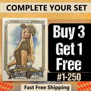 2025 Topps Allen & Ginter Baseball Base Singles You Pick #1-250