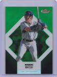 Hideki Matsui 2006 Topps Finest #55 Green Refractor /199 Yankees