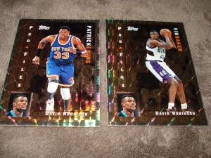 1996 Topps Pro Files Patrick Ewing & Vin Baker