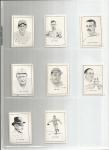 1950 Callahan Hall of Fame baseball card near set (60 of 61; missing Joe Tinker)