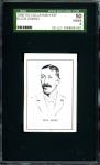 Buck Ewing 1950 Callahan Baseball Card SGC 4