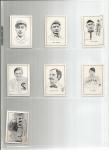 1950 Callahan Hall of Fame baseball card near set (60 of 61; missing Joe Tinker)