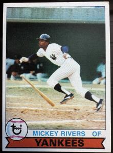 1979 Topps - Mickey Rivers #60-New York Yankees Baseball Card