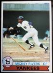 1979 Topps - Mickey Rivers #60-New York Yankees Baseball Card