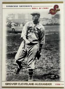 2002 Grandstand Syracuse Sky Chiefs Wall Of Fame Grover Cleveland Alexander  H2
