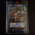 Johnny Damon Blue Ice TRADITION AUTO 2025 Leaf Season in the Sun T-JD1 2 of 4