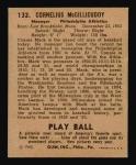 1940 Play Ball #132 Connie Mack - VG 