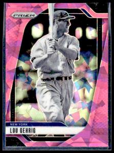 2025 Panini Prizm - Lou Gehrig, Lou Gehrig #300 Pink Ice Prizm