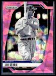 2025 Panini Prizm - Lou Gehrig, Lou Gehrig #300 Pink Ice Prizm